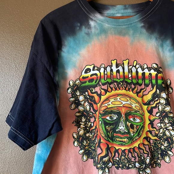 SOLD IN BOOTH - Sublime Tie-Dye Graphic Tee / Size XL - Picture 4 of 6